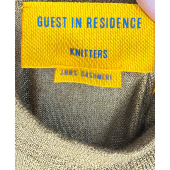 GUEST IN RESIDENCE Sz S Small Base Layer Turtleneck Sweater 100% Cashmere - Picture 3 of 8